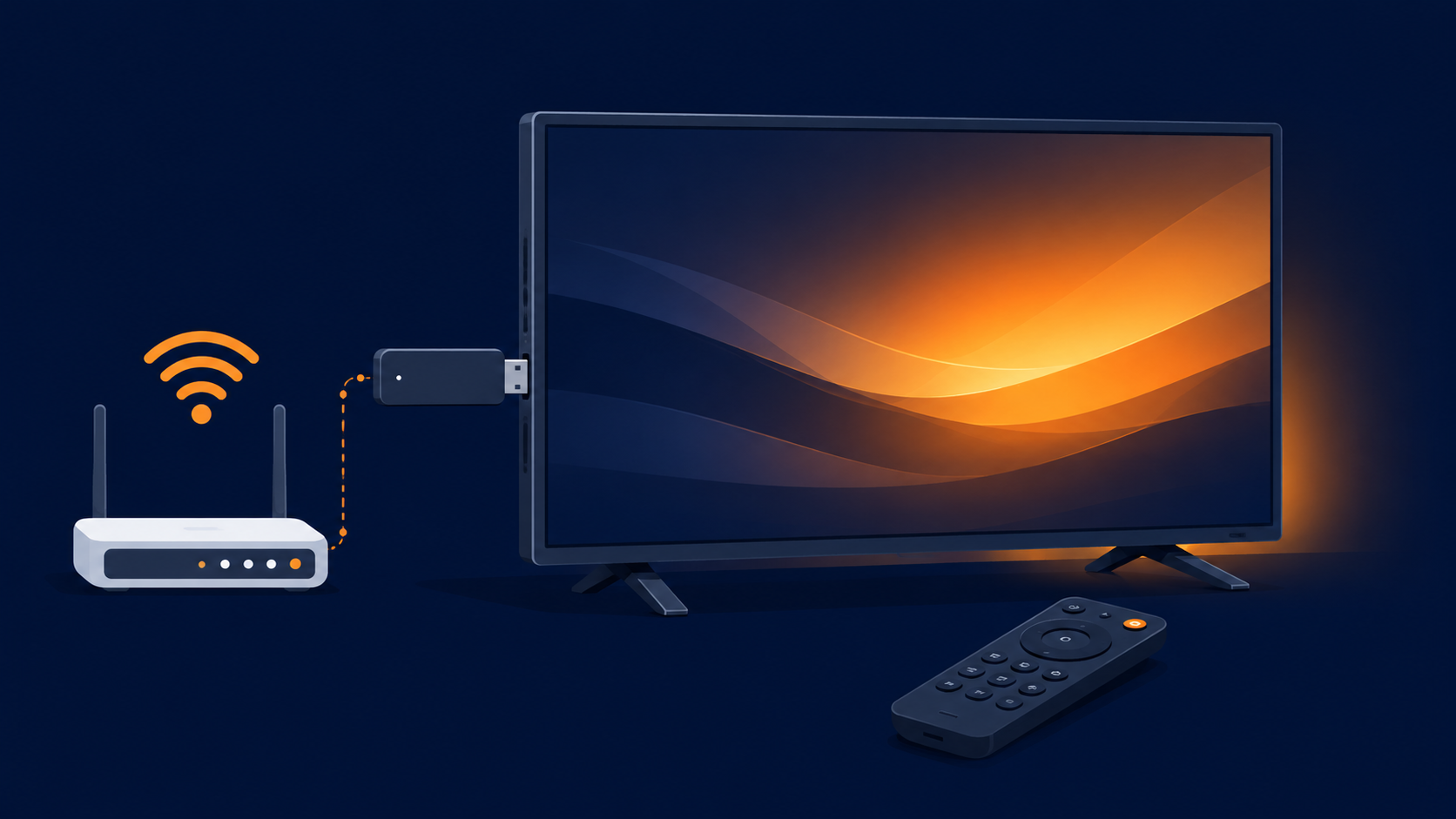 Guide showing how to install IPTV on Firestick using a streaming app and internet connection